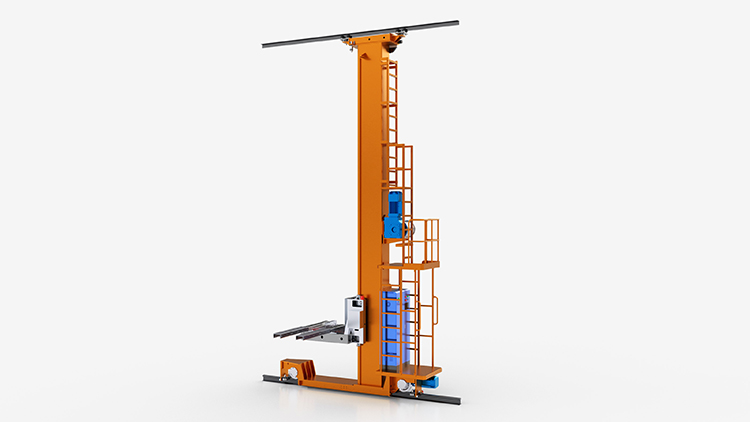 旭日東為您介紹立體倉庫中的起重運輸設(shè)備——堆垛機(jī)